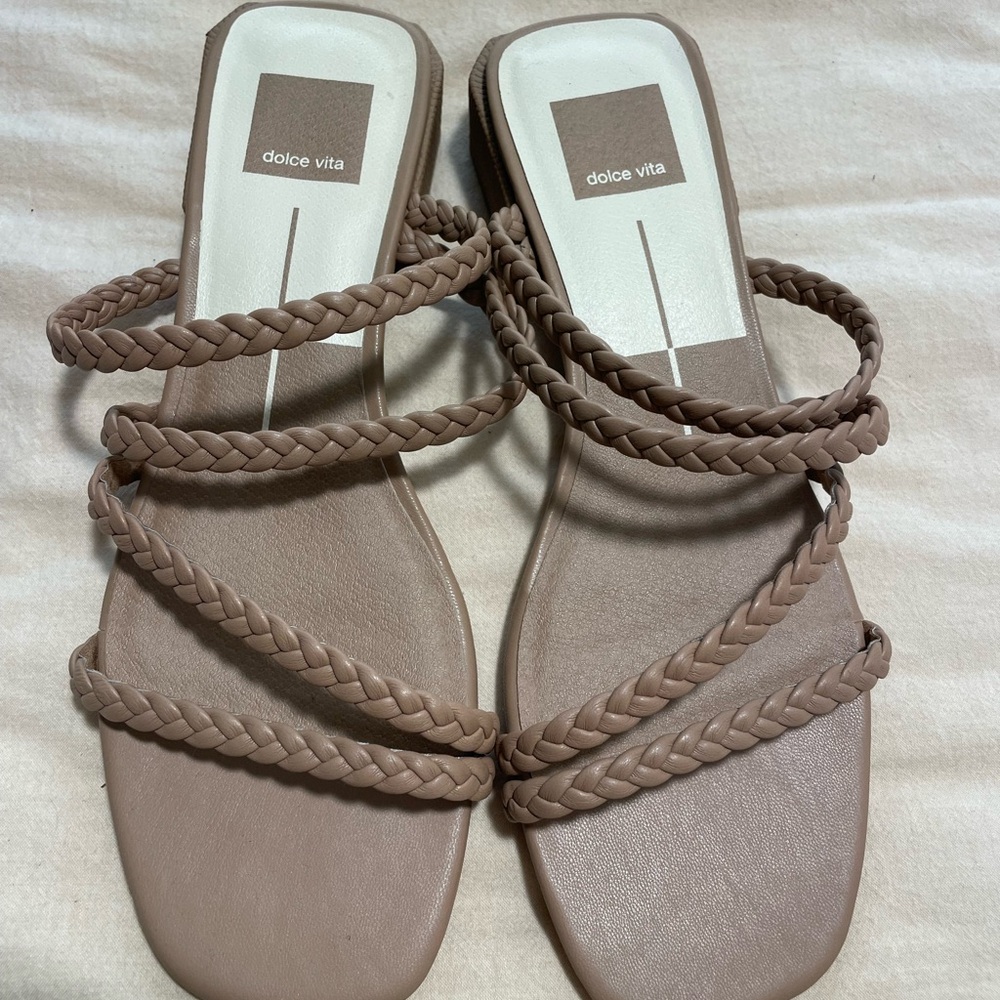 Dolce Vita Haza Tan Braided Sandals